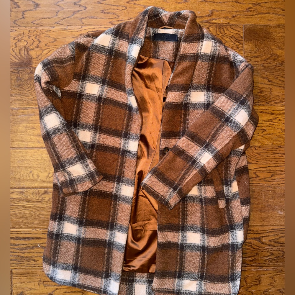 BLANK NYC CHECKERED COAT